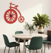 Payful whimsical wall clock